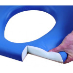 Καρέκλα WC Blue2 Herdegen Even Ocean Κάθισμα ανυψωτικό τουαλέτας με μαλακό κάθισμα και ψηλή πλάτη 